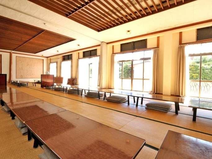Ryokan dining, Sugakuso, Yamanakako