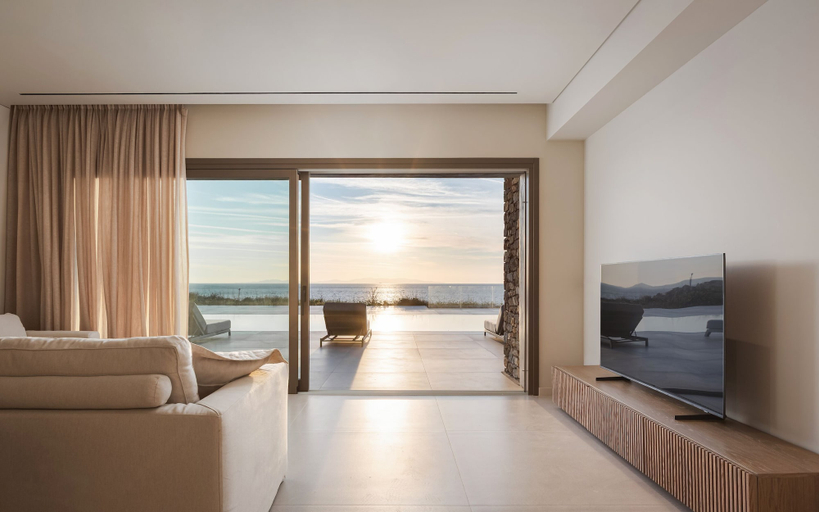 Living room 2, Beach House Houlakia Mykonos, South Aegean