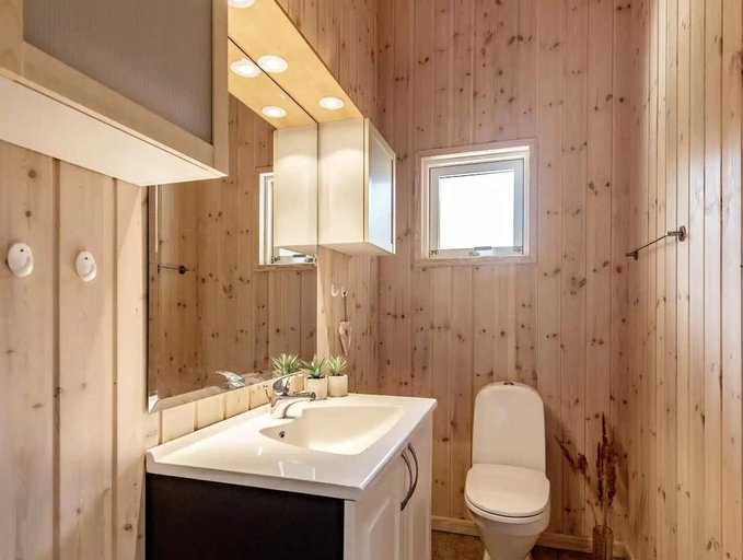 Bathroom 3, 4 Star Holiday Home in Albaek, Frederikshavn