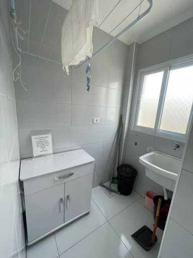 Bathroom 5, Apart Hotel Santos - Costa Douurada, Praia Grande