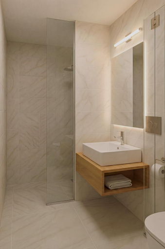 Bathroom 3, Hotel Perunika, Varna