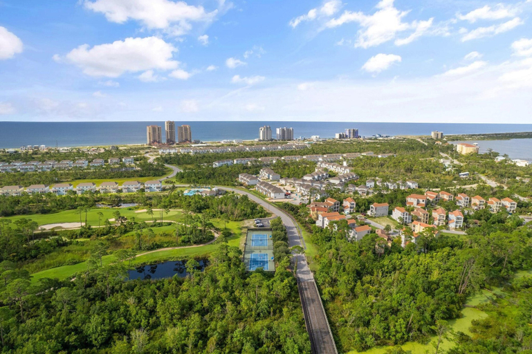 Aerial view 2, Sandy Feet Retreat at Lost Key Villas, Escambia