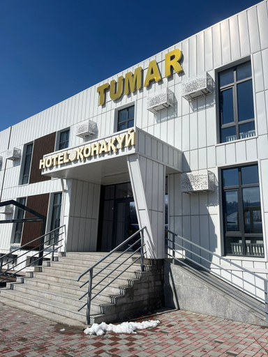 Exterior detail, Tumar Hotel, Talgar