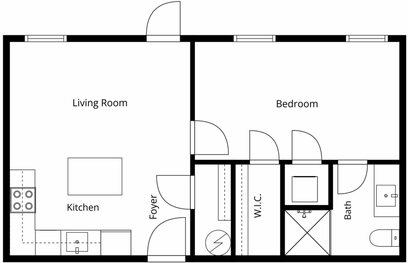Floor plan 3, The Lofts On Maney, Rutherford