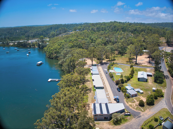 Aerial view 4, Sunlit on the Clyde, Eurobodalla