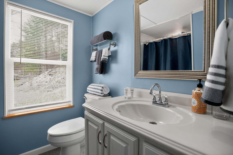 Bathroom 2, Peaceful Pines - 2br Getaway Near Blue Ridge 2 Bedroom Home, Yancey