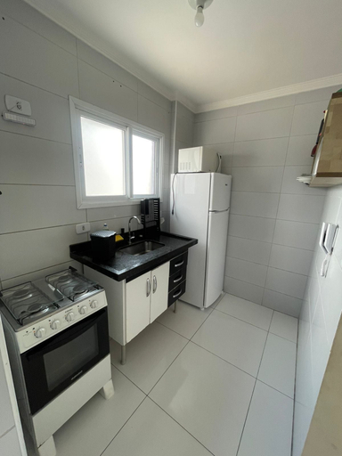 Private kitchen 3, Apart Hotel Santos - Costa Douurada, Praia Grande