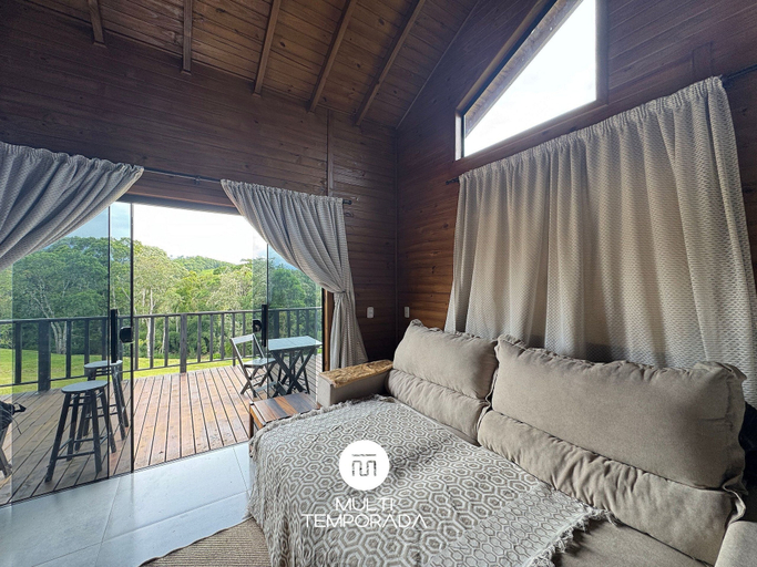 Living area 5, Chalé do Campinho - Rancho Queimado - SC, Rancho Queimado