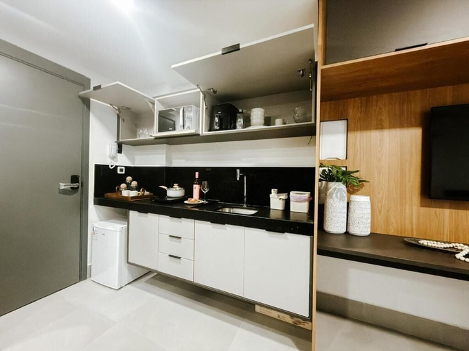 Private kitchen, PÉ NA AREIA NO CARIBESSA - FLAT COMPLETO, João Pessoa