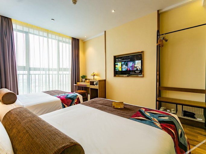 Bedroom 2, James Joyce Coffetel Chengdu Longquan Dongfang Huada Plaza, Chengdu