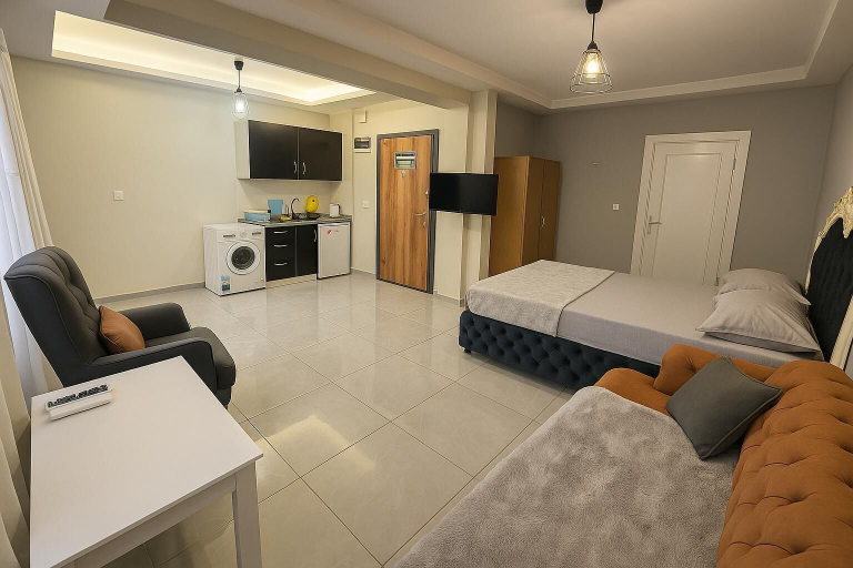 Room 4, ileri konaklama, Merkez