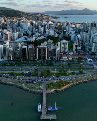Aerial view, Apartamento na Trindade - CEN008, Florianopolis