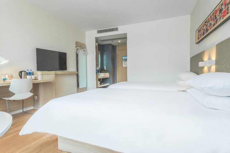 Bedroom 2, Hanting Hotel Changzhou Menghe Town, Changzhou