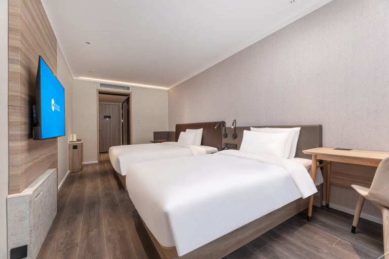 Bedroom 2, Hanting Hotel Nantong Tangzha Ancient Town, Nantong