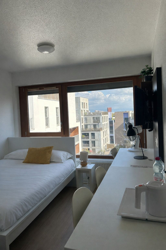 Bedroom 4, Apparteo Strasbourg, Bas-Rhin