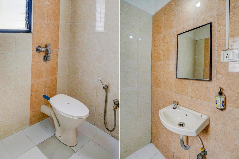 Bathroom, FabHotel Destination 42, Pune