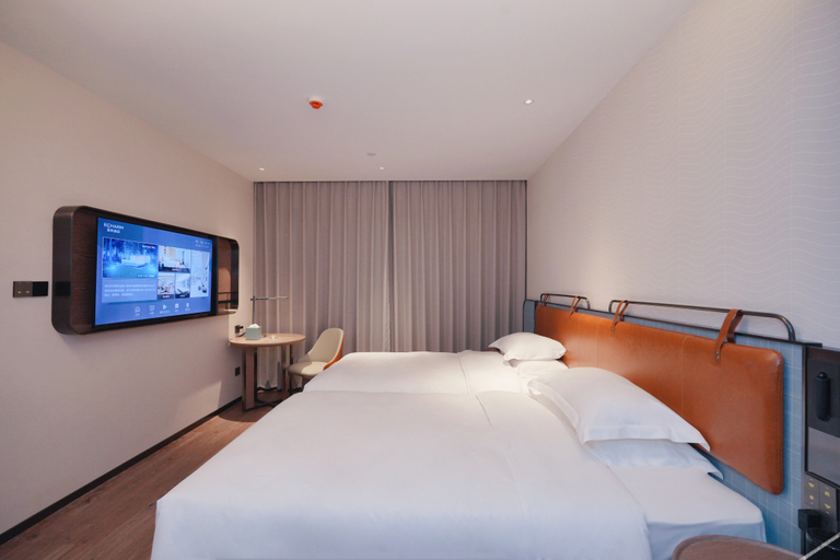 Bedroom 2, Echarm Hotel Yueyang High Speed Railway East Station Wal-Mart, Yueyang