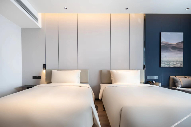 Bedroom 2, Atour Hotel Nanjing Pukou Economic Development Zone Qiaolin, Nanjing
