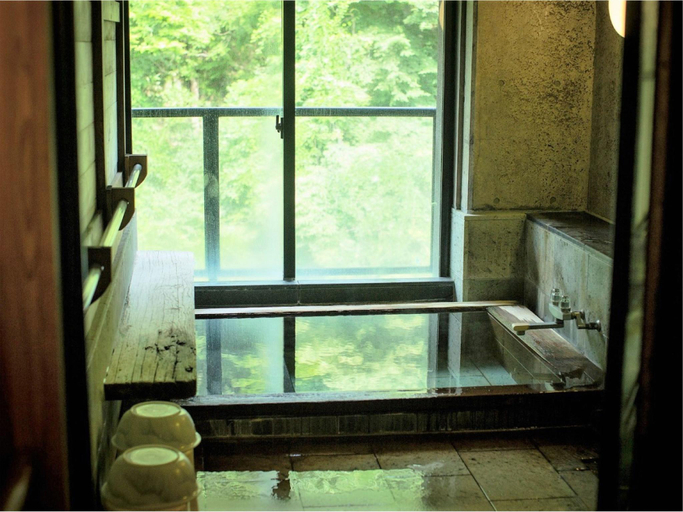 Bathroom 3, Osawa Onsen Sansuikaku, Hanamaki