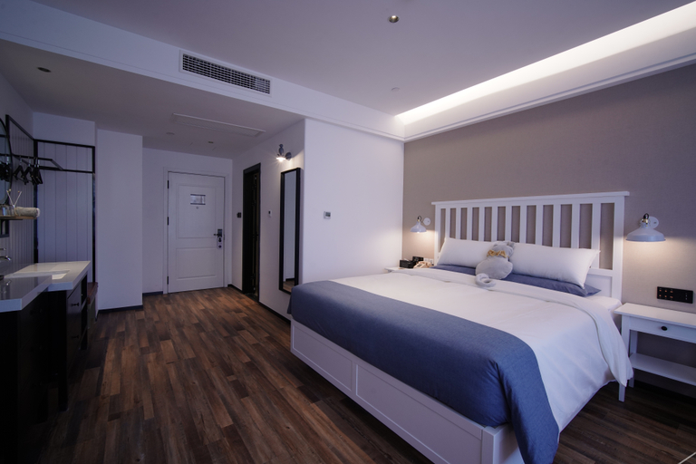 Bedroom 2, Ginza Jingsu Tai'an High Speed ​​Railway Station Taishan West Lake Branch, Tai'an