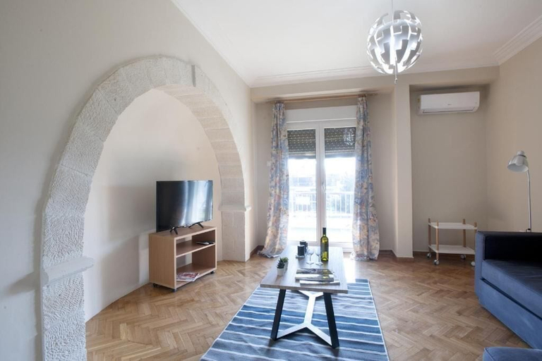 Living area, Ano Patisia A Fully Renovated Penthouse, Attica