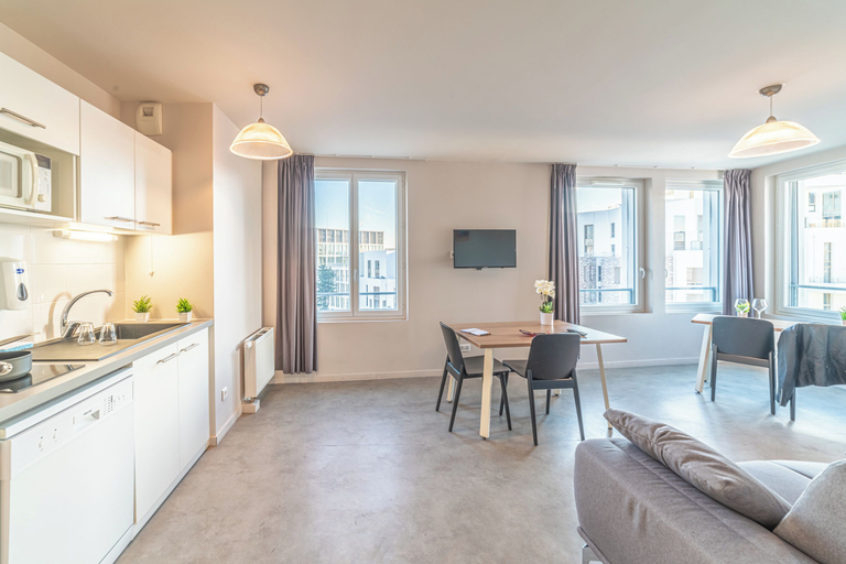 Living area, Break And Home La Maison des Chercheurs, Seine-Saint-Denis