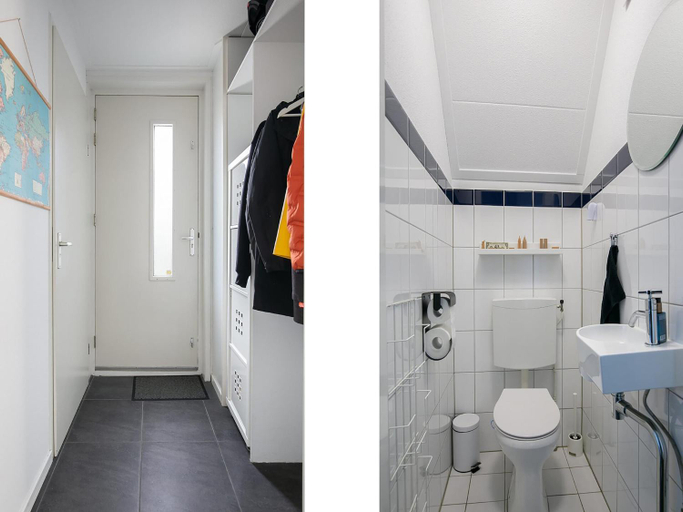 Bathroom 3, Getaway with Bikes Whirlpool, Boarnsterhim
