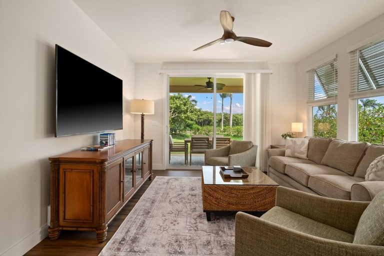 Living area 5, Kauai Pili Mai 4k 3 Bedroom Condo, Kauai