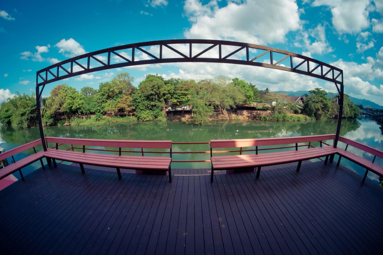 The main balcony river view in evening, Casa Laluna junto al río, Muang Chanthaburi