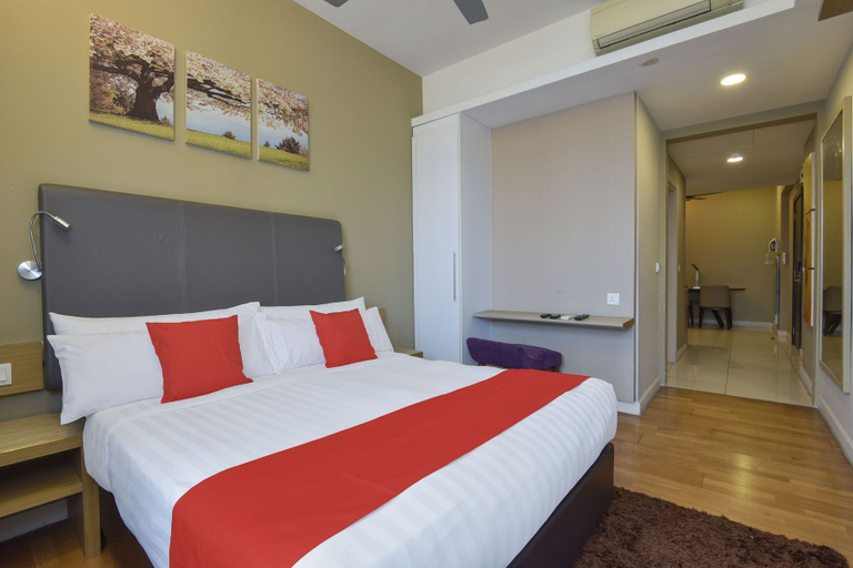 Bedroom 4, Hotel O Palette Bukit Bintang Formerly Suasana Suites, Kuala Lumpur