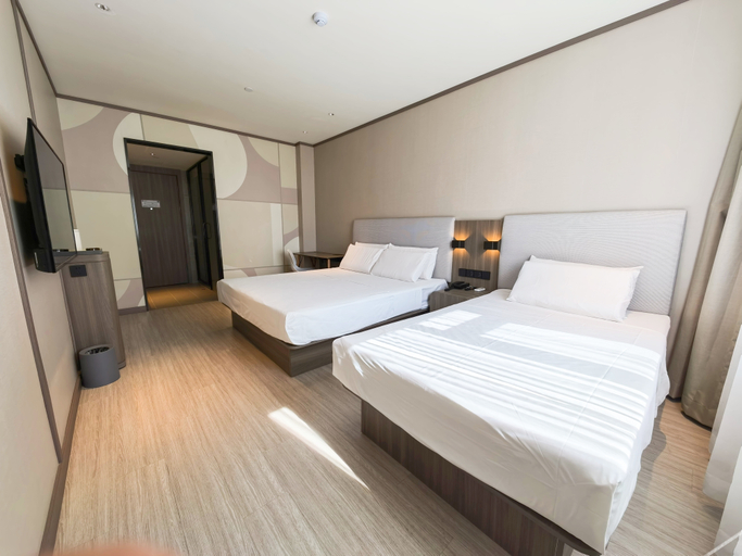 Bedroom 3, Hanting Hotel Ylan County Government Tongjiang Road, Harbin