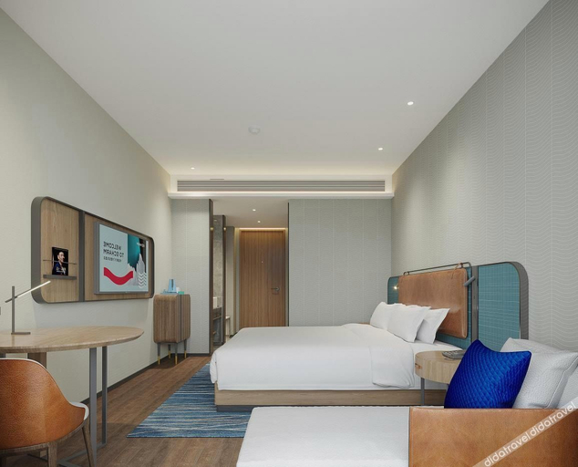 Bedroom 2, Echarm Hotel Shangluo Shanyang People Square, Shangluo
