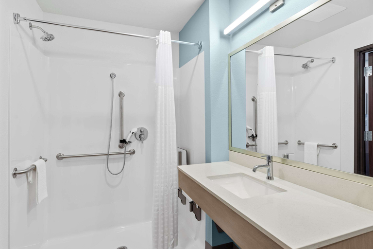 Bathroom 4, WoodSpring Suites Richmond Airport, Henrico