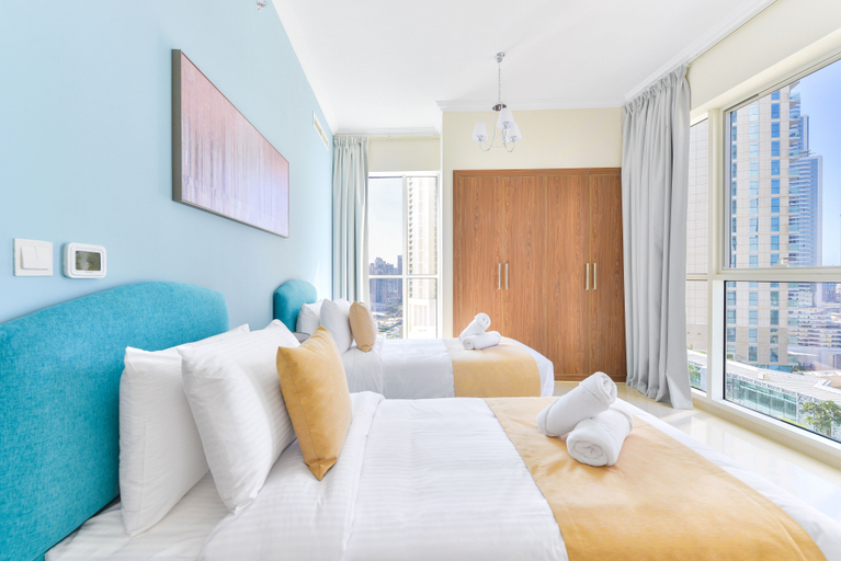 Bedroom 4, Dunya Tower - Downtown Luxury - 5 Min Walk To Dubai Mall!, Dubai