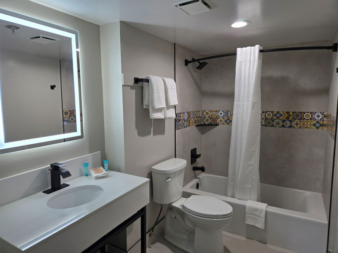 Bathroom 5, BORDER PLAZA HOTEL, San Diego