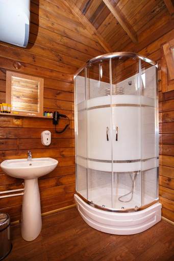 Bathroom, Flora Handuzu Resort and Bungalov, Merkez
