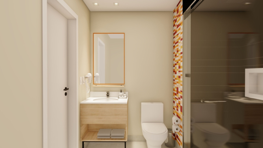 Bathroom, Tru by Hilton Chapecó, Chapecó