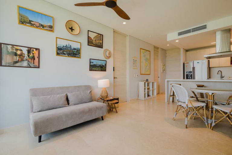 Room 2, 2br 5 Guests Private Balcony and Shared Pool, Cartagena de Indias