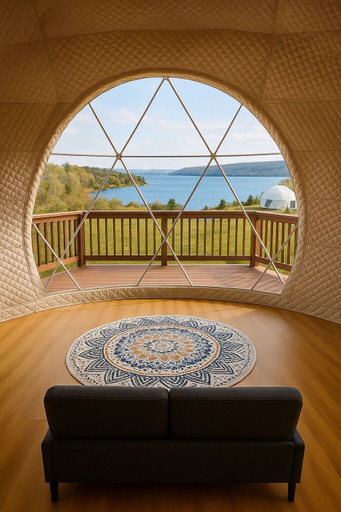 Property grounds 4, Baddeck Domes, Victoria