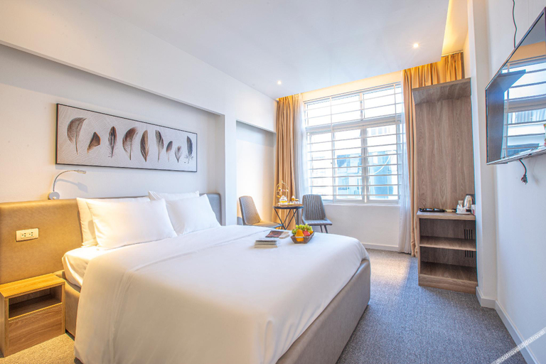 Bedroom 2, Keypad - Saki Hotel - 28 Dich Vong Hau, Cau Giay, Cầu Giấy