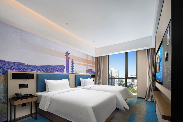 Bedroom 4, Hampton by Hilton Beijing Wangjing, Beijing
