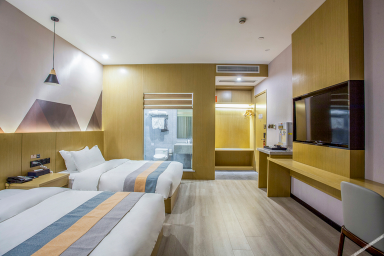 Bedroom 2, Borrman Hotel Shnaghai Baoshan Yangtai Road, Shanghai