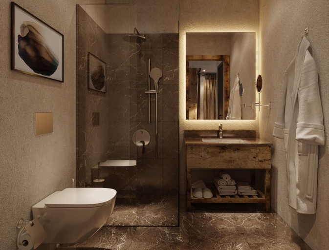 Bathroom 5, Hukoy Doga Oteli - Bungalov, Merkez