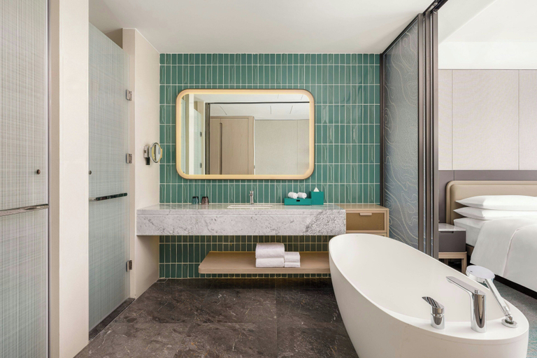 Bathroom 4, マリオットホテル, Lishui