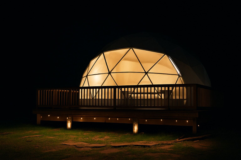 Property grounds 3, Baddeck Domes, Victoria