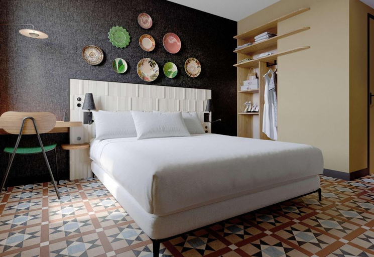 Bedroom, Ibis Styles Paris Porte De Pantin Philharmonie (Ma, Seine-Saint-Denis