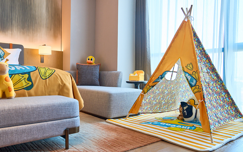 酷盼小���鸭亲子主题大床房, Wyndham Grand Plaza High-Tech Weinan, Weinan