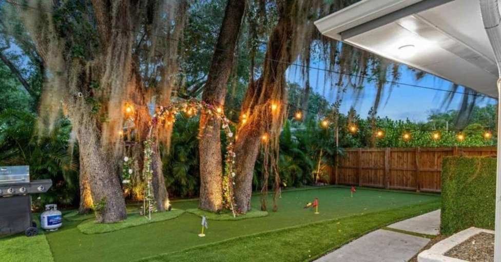 Courtyard, Entertaining Villa by Glam Homes, Miami-Dade