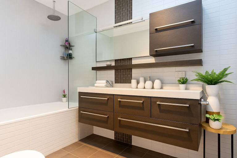 Bathroom 4, 3BR Retro Escape ICC & Darling Harbour, Sydney
