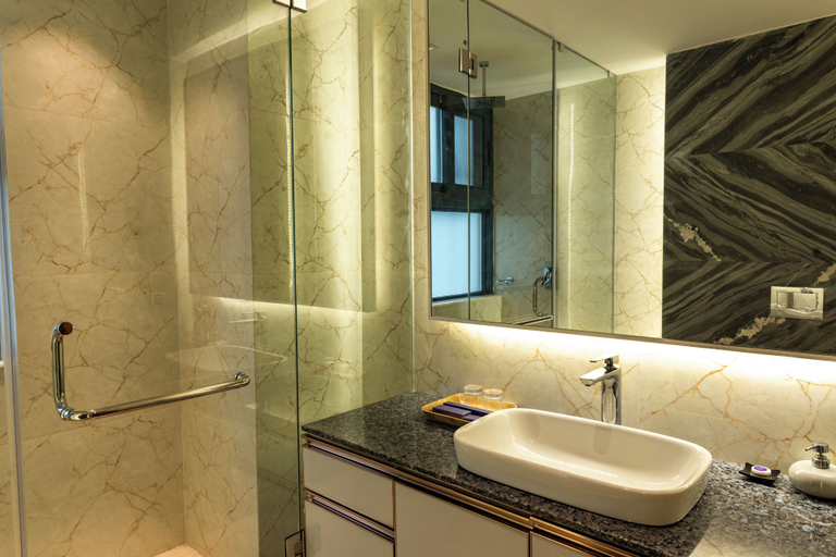 Bathroom 3, Palm Tree Business Hotel, Dhaka